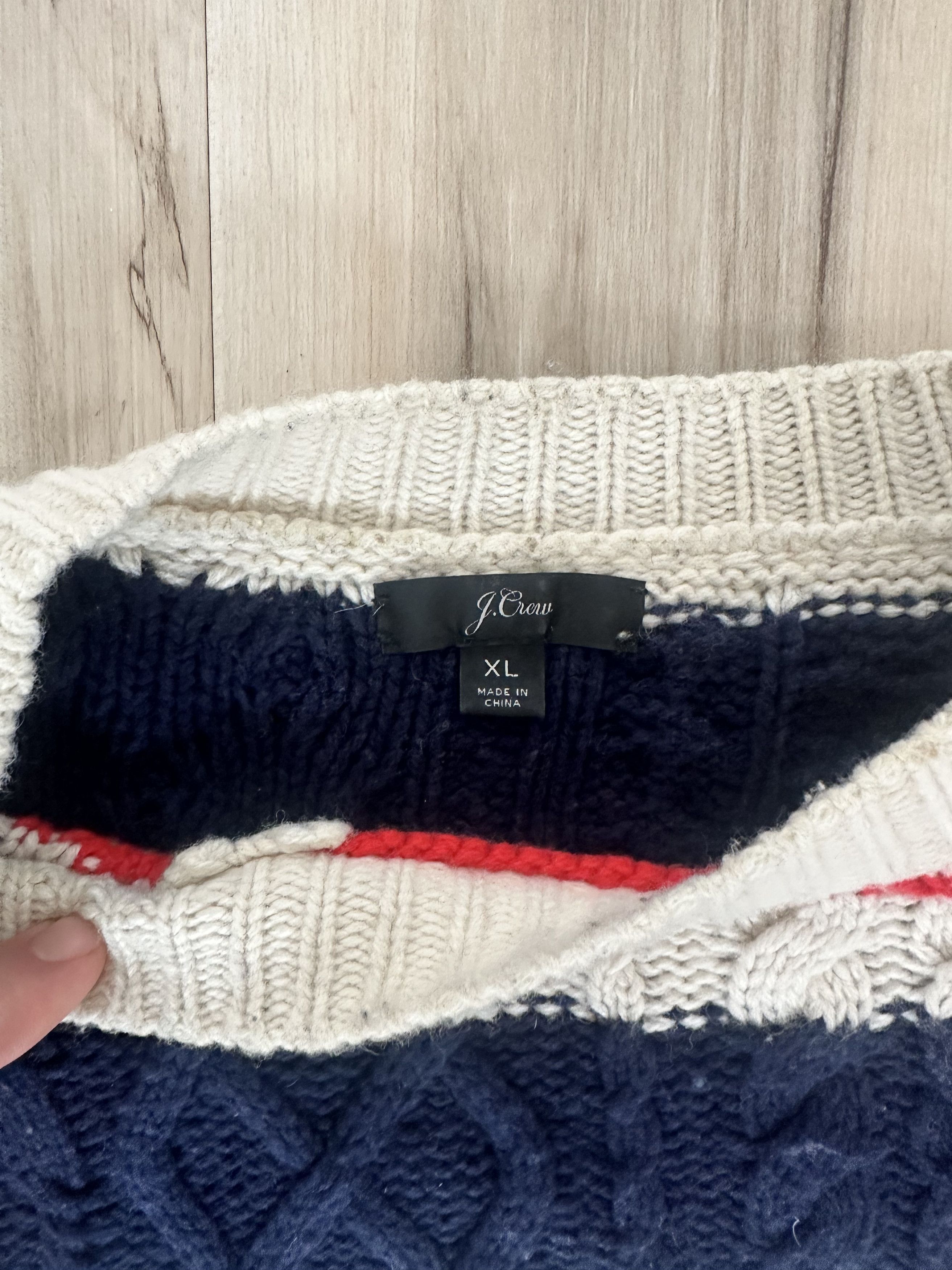 J.Crew J.Crew XL Norwegian Fisherman Knit Sweater – Wool Size US XL / EU 56 / 4 - 6 Thumbnail