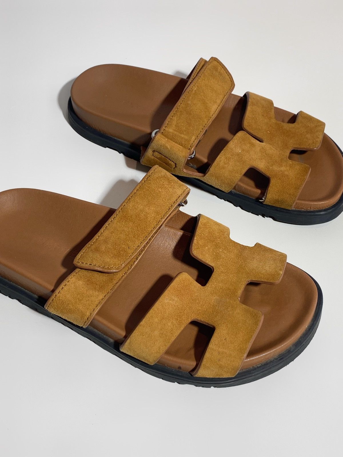 Hermes Hermes Calfskin Women’s Sandals Size US 7 / IT 37 - 2 Thumbnail