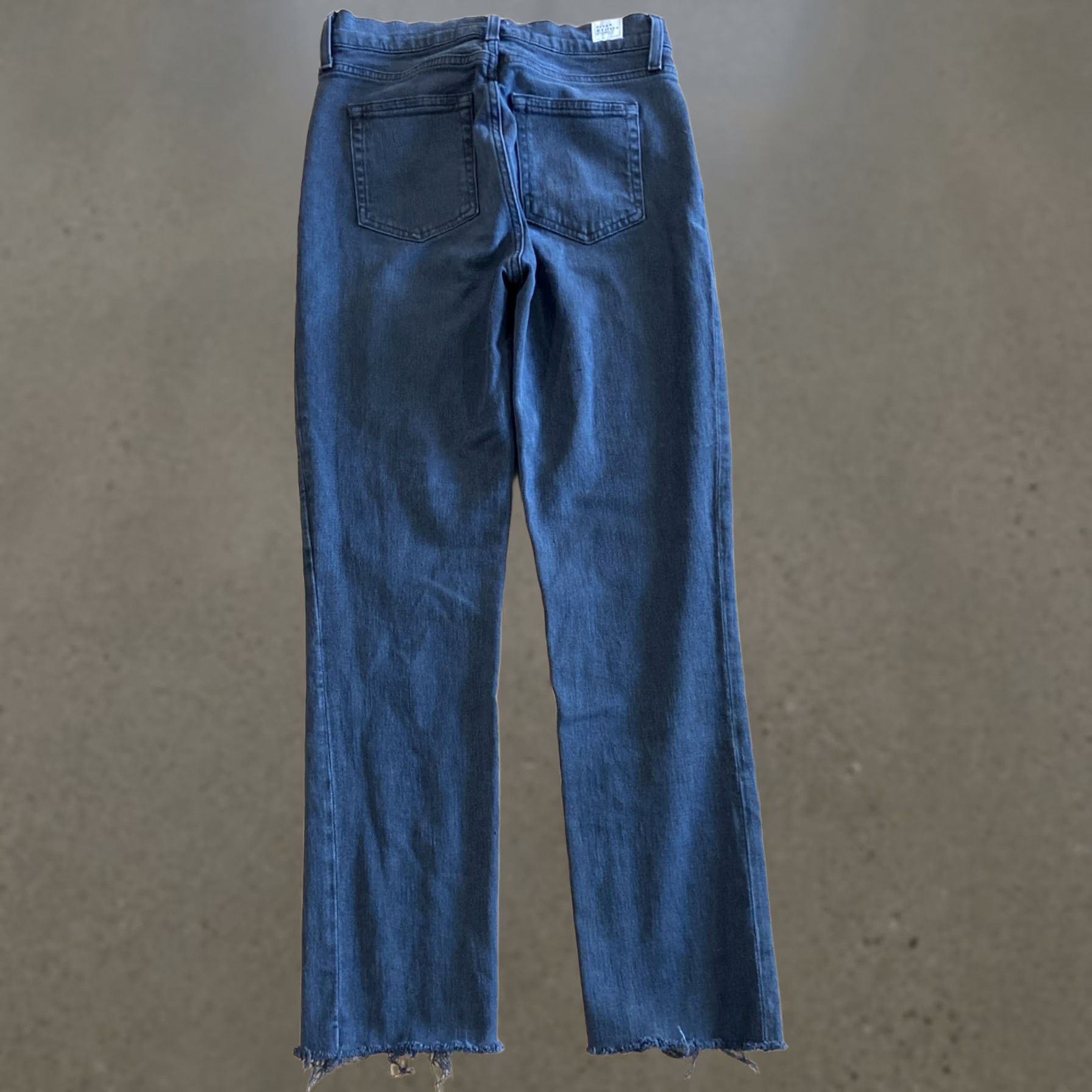 Frank & Eileen Frank & Eileen Cork Everyday Straight Jeans Womens 26 Black Stretch Raw Hem D601 Regular Jeans Women Size 26" / US 2 / IT 38 - 1 Thumbnail