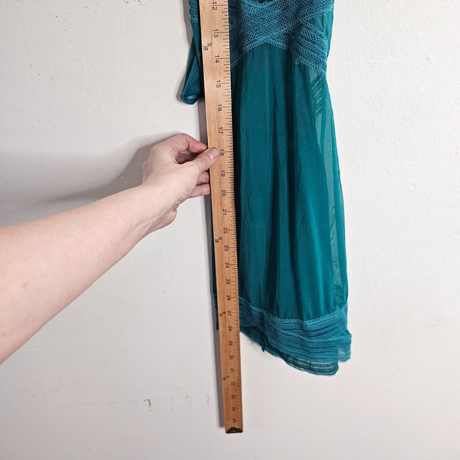 Other NWT Oh La La Cheri Fanfare Aqua Babydoll Nighty & GString OS Size ONE SIZE - 8 Thumbnail