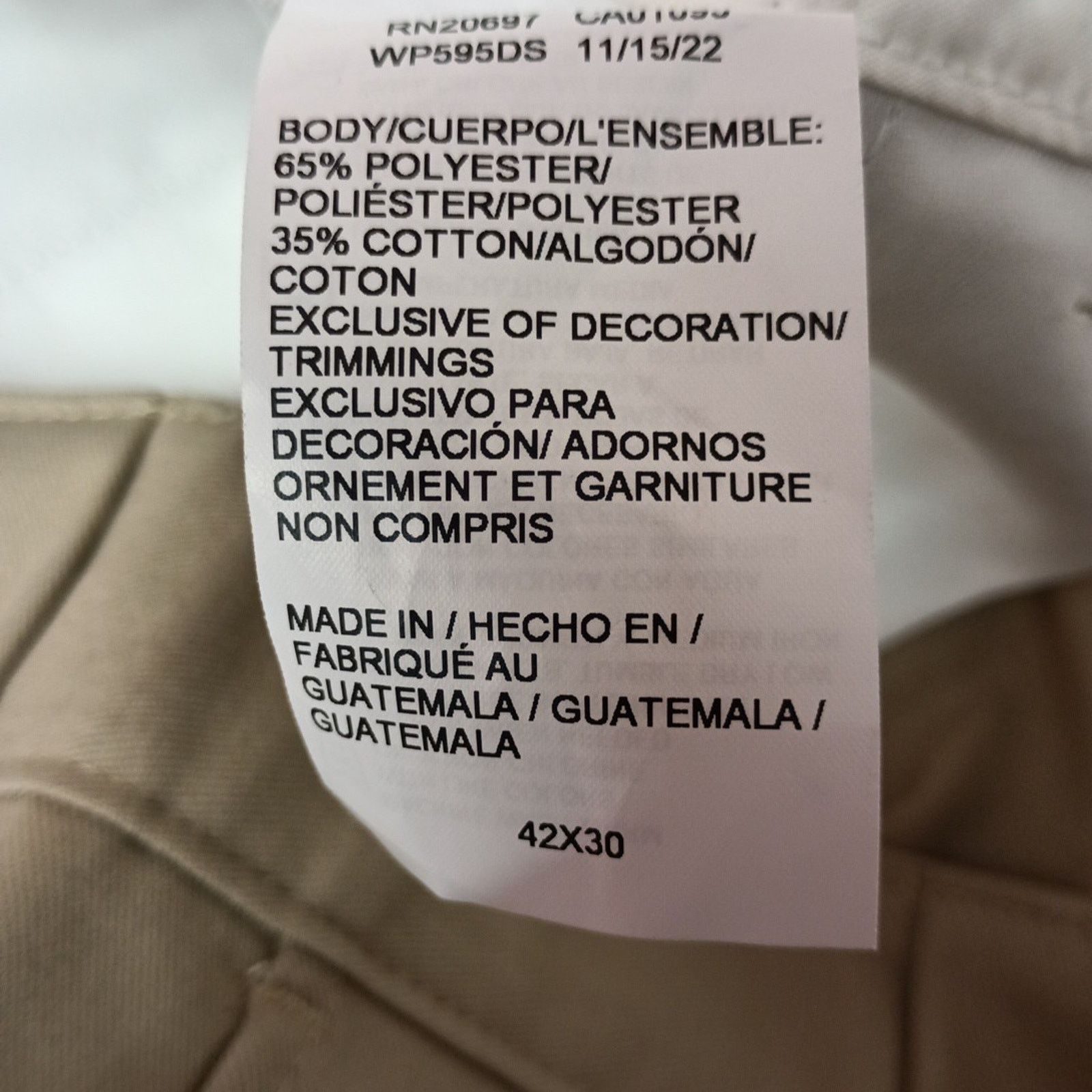 Dickies Dickies Cargo Pants Men's Size 42x30 Khaki Regular Straight Size US 42 / EU 58 - 5 Thumbnail