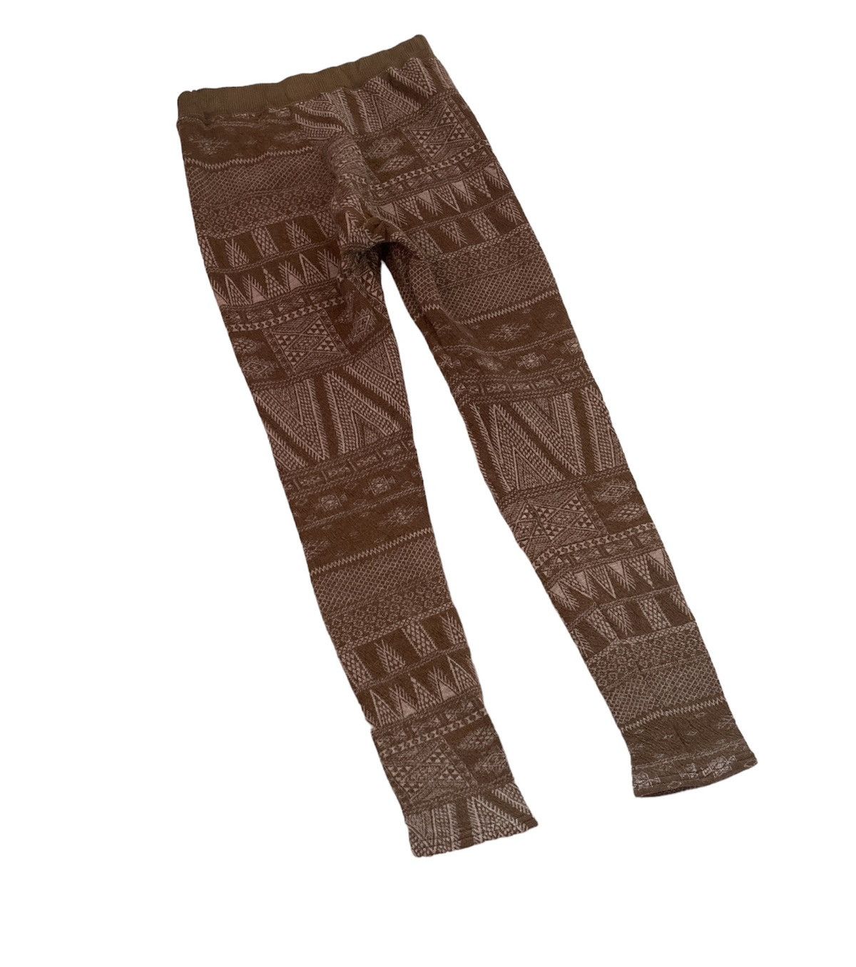 image of Kapital Navajo Knit Sweat Pants in Brown, Men's (Size 28)