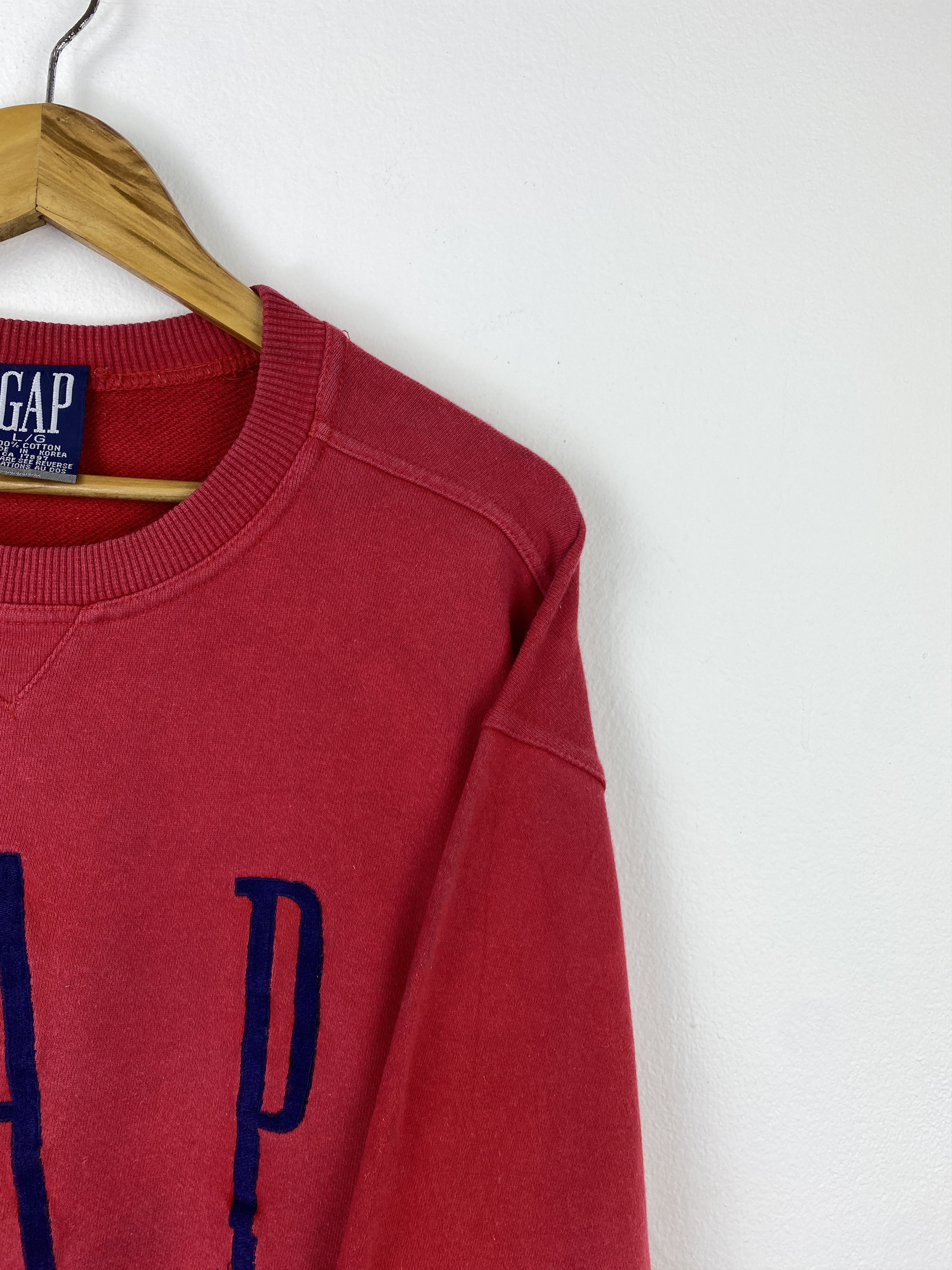 Gap Vintage Gap Spell Out Big Logo Crewneck Sweatshirt SH0429 Size US L / EU 52-54 / 3 - 7 Thumbnail