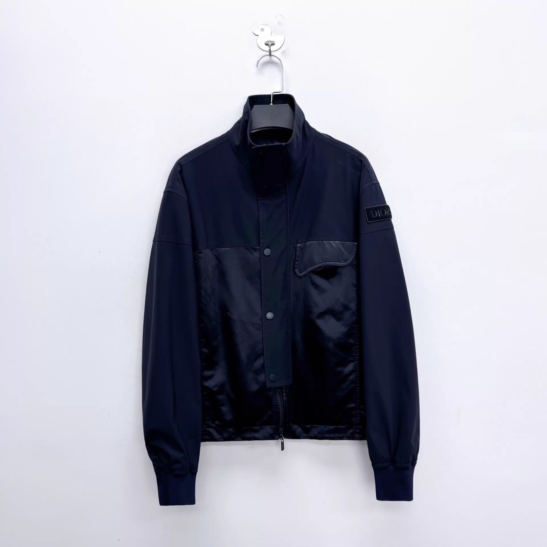 Dior Dior Saddle Pocket Logo Satin Tech Coated Unisex Jacket 44 Size US S / EU 44-46 / 1 - 1 Thumbnail