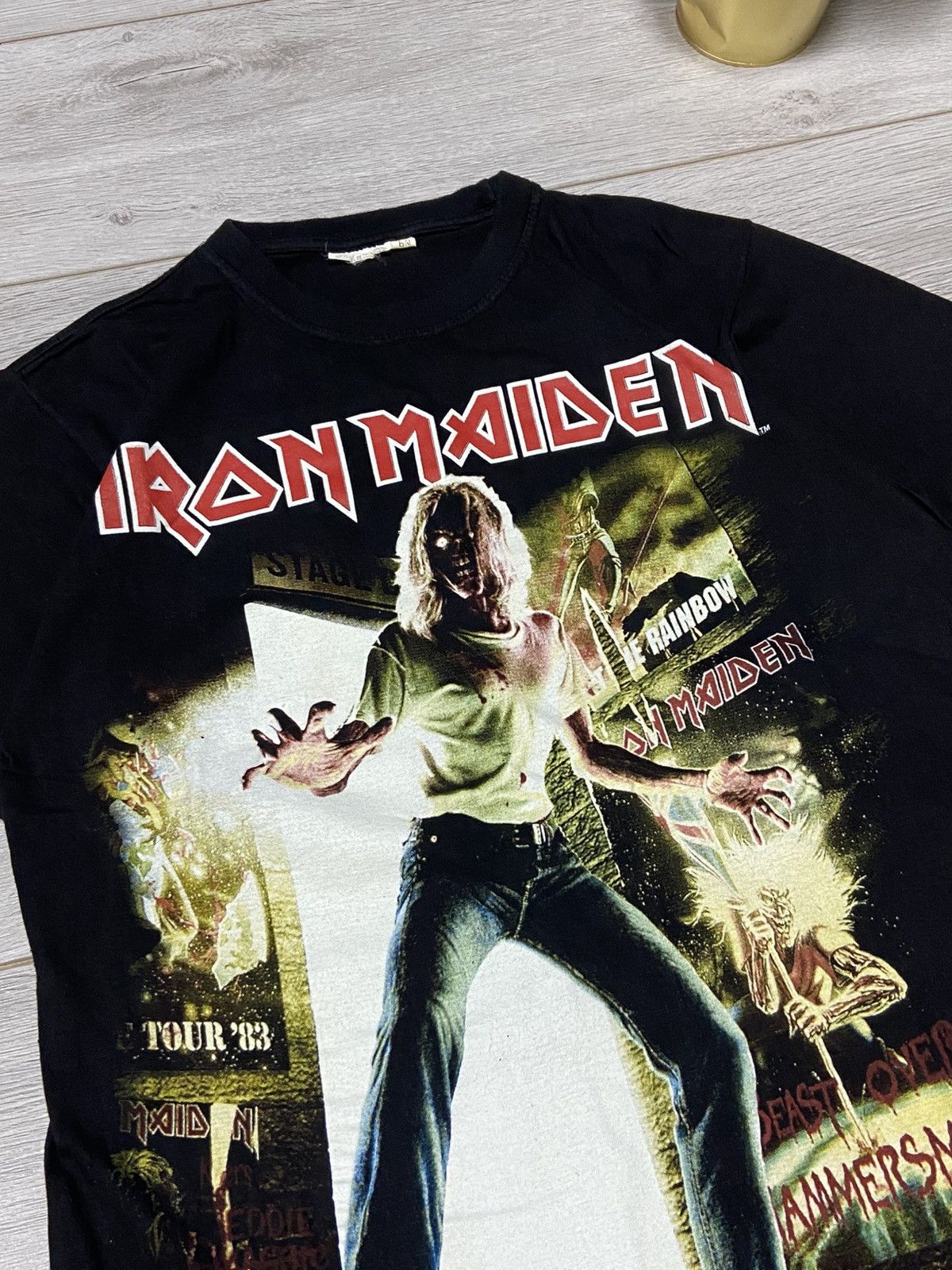 Vintage Iron Maiden 2004 overprint vintage t-shirt Size US M / EU 48-50 / 2 - 5 Thumbnail