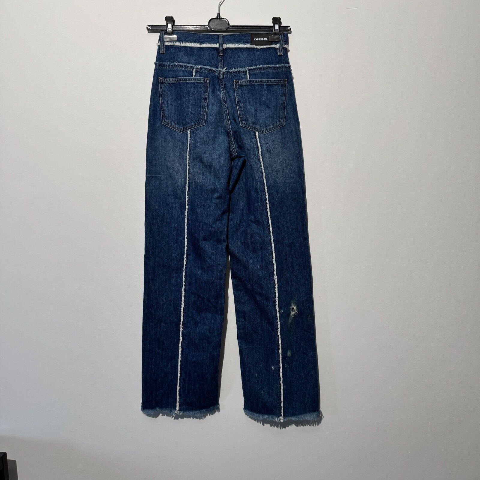 Diesel Diesel Unisex Navy Blue Cotton Denim Pants Size W25 L32 Size US 33 - 9 Thumbnail