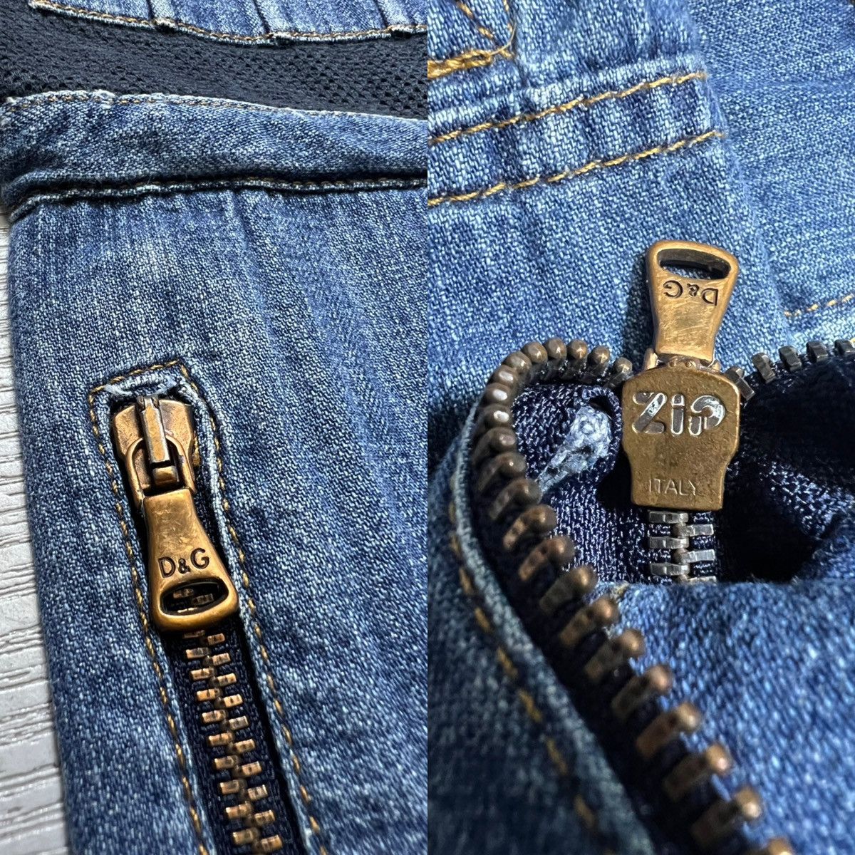 Dolce & Gabbana Dolce & Gabbana - AW03 Denim Parachute Carpenter Cargo Pants Size US 30 / EU 46 - 16 Thumbnail