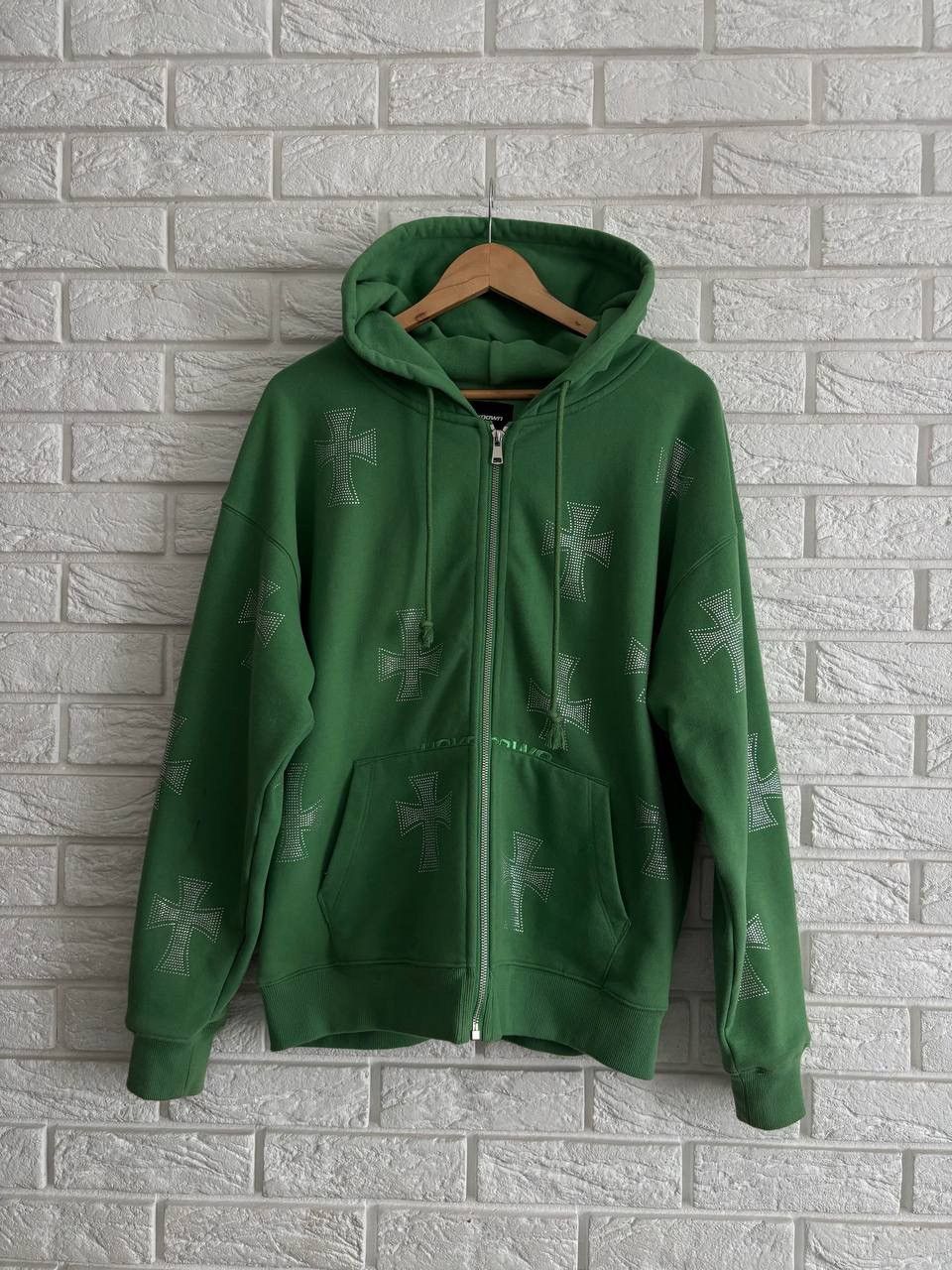 Unknown London Unknown London rhinestone zip up hoodie Size US S / EU 44-46 / 1 - 1 Thumbnail