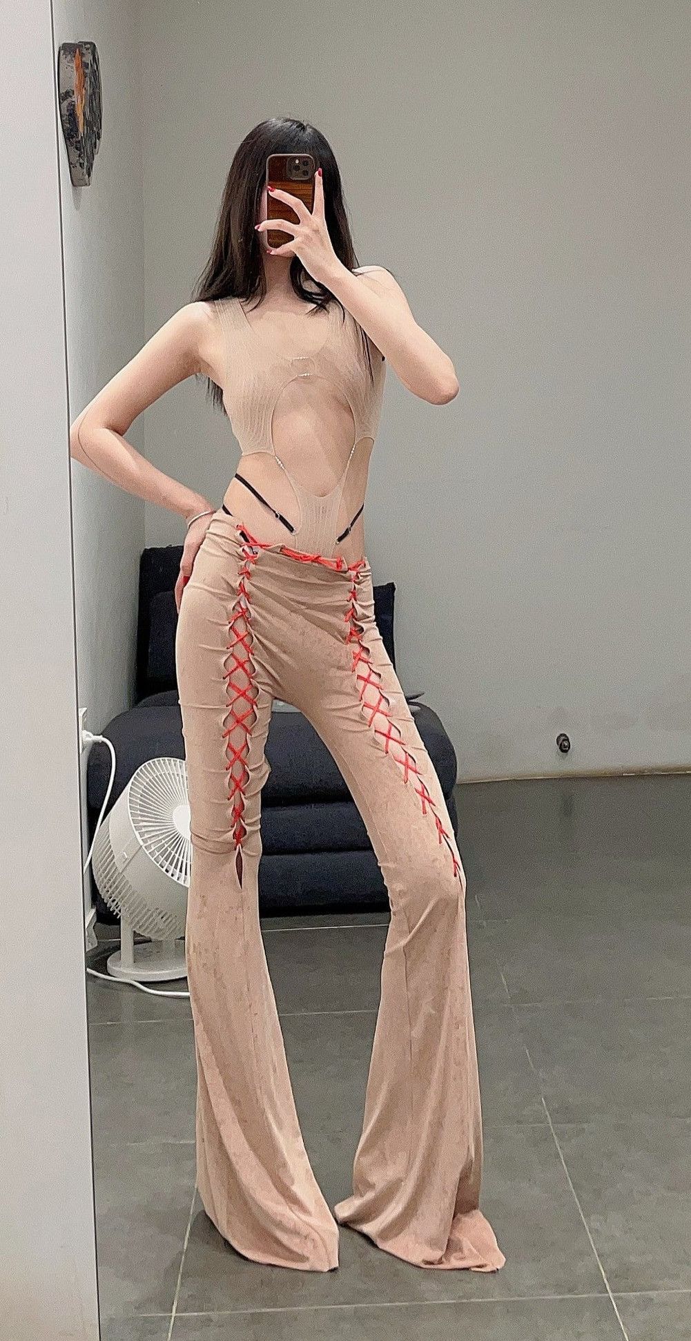RUIbuilt $525 RUI Size 1 Sheer String Bodysuit Size S / US 4 / IT 40 - 6 Thumbnail