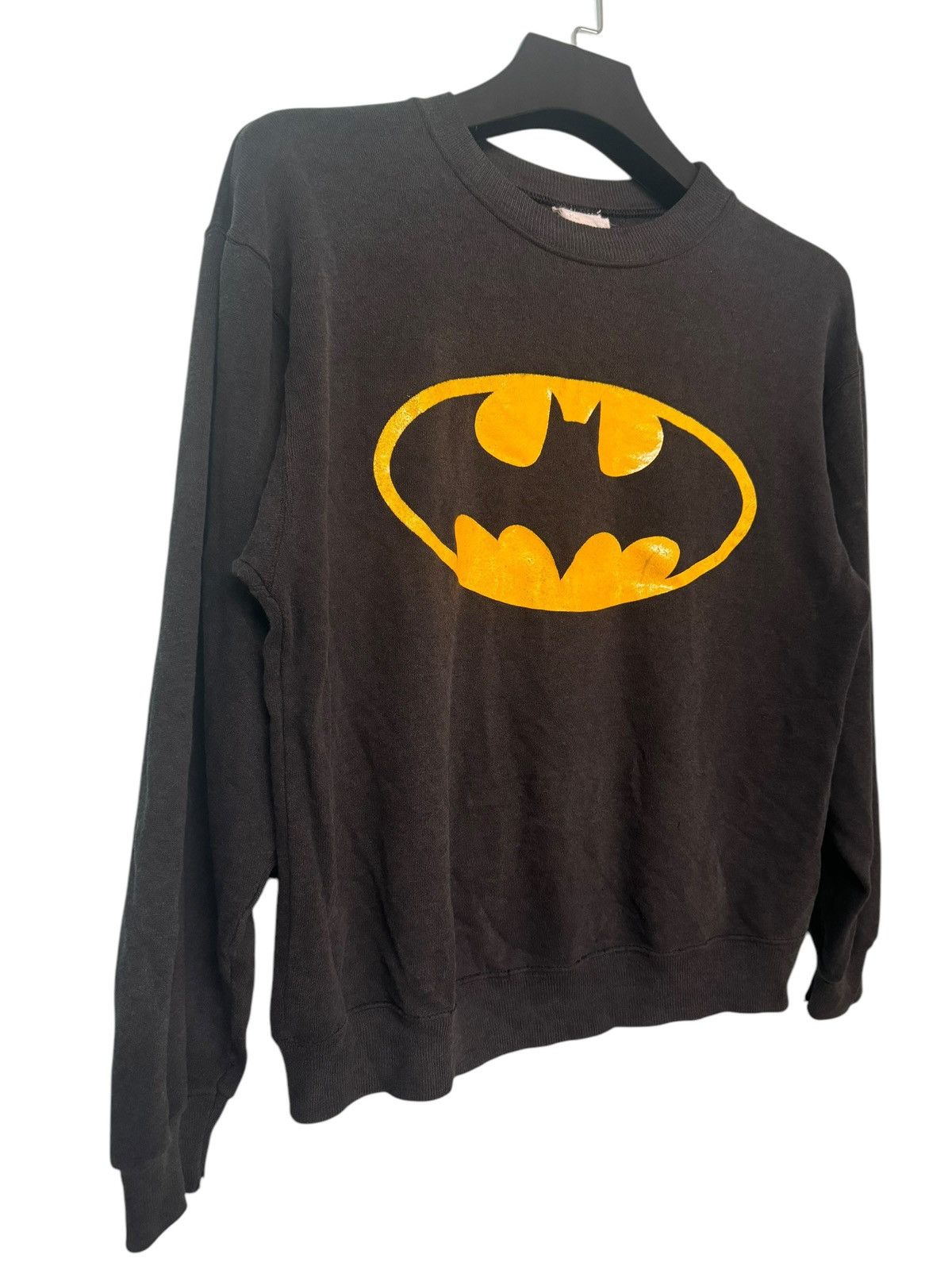 DC Comics 💥VINTAGE 80s BATMAN BIG LOGO HANES TAG Size US M / EU 48-50 / 2 - 2 Thumbnail