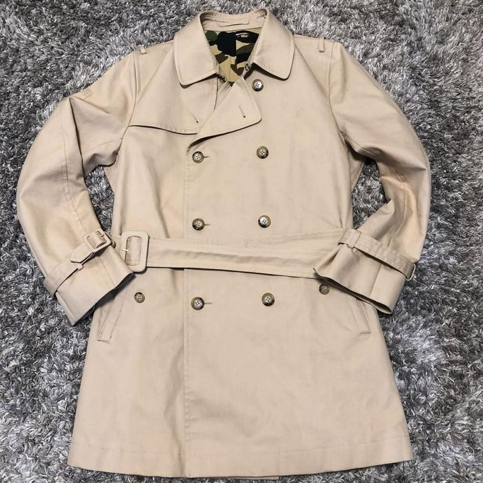 Bape Bape trench coat | Grailed