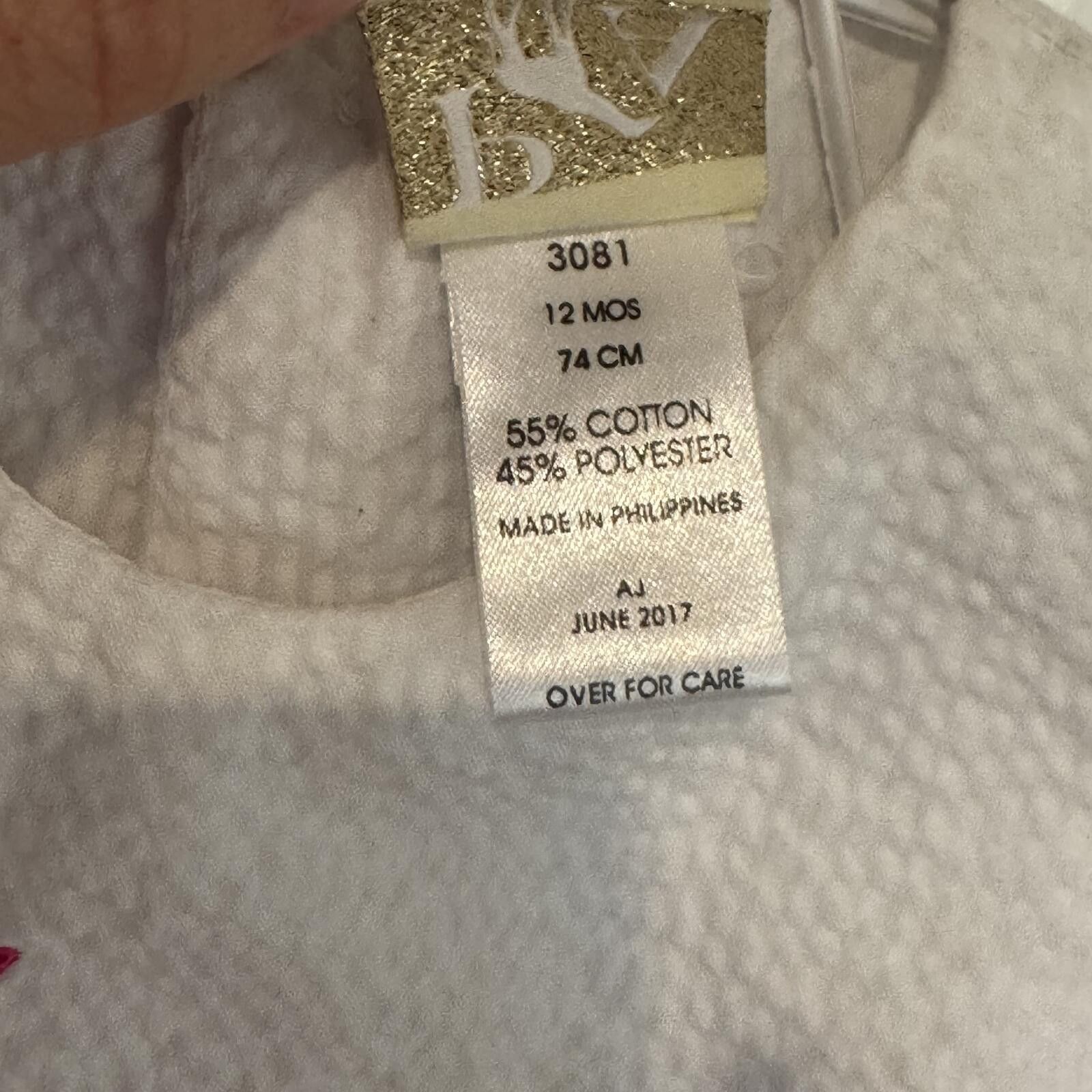 Other P.A. Classics 12 Months-Embroidered "Anna" Size ONE SIZE - 3 Thumbnail