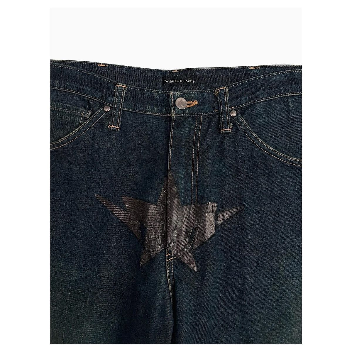 Bape Bape Sta Denim Pants Size US 34 / EU 50 - 1 Thumbnail