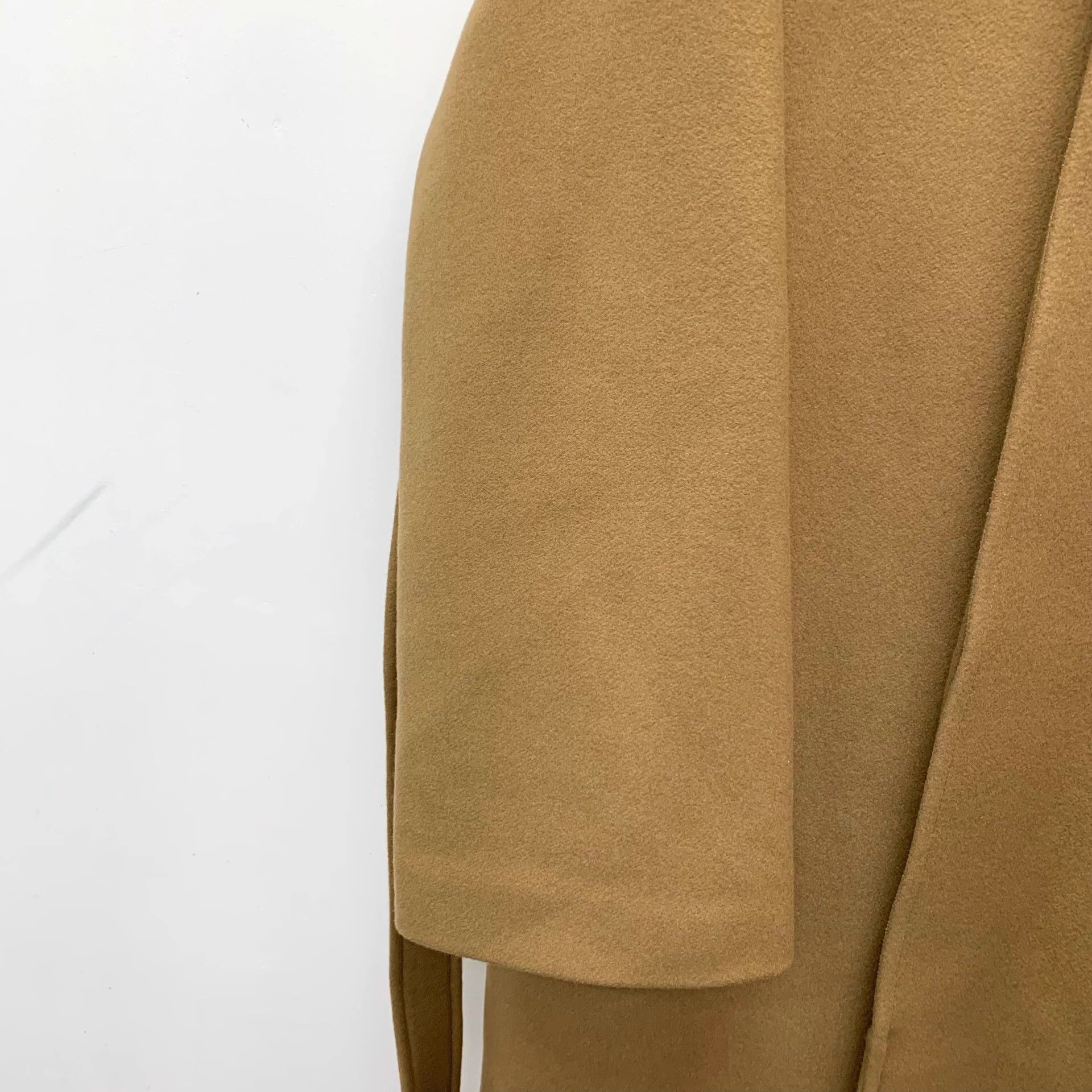 Celine Celine Hooded Long-Sleeved Bathrobe-Style Belted Coat, Size S / US 4 / IT 40 - 4 Thumbnail