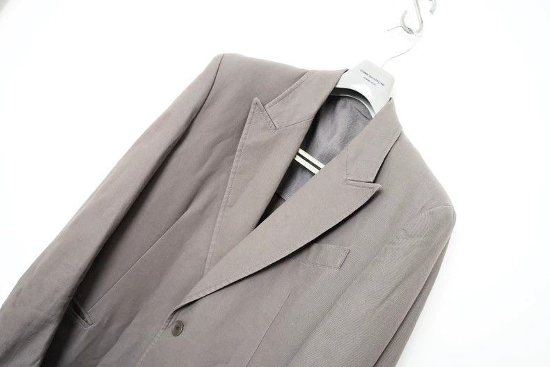 Y's Y's Gun Neck Blend Jacket Blazer jacket Size US L / EU 52-54 / 3 - 3 Thumbnail