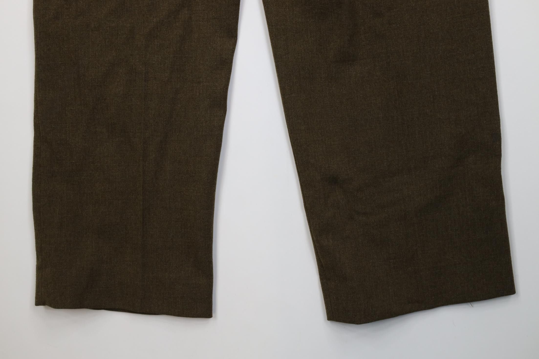 Vintage Vintage 50s USGI Korean War 18 oz Wide Leg Pants Green USA Size US 28 / EU 44 - 15 Thumbnail