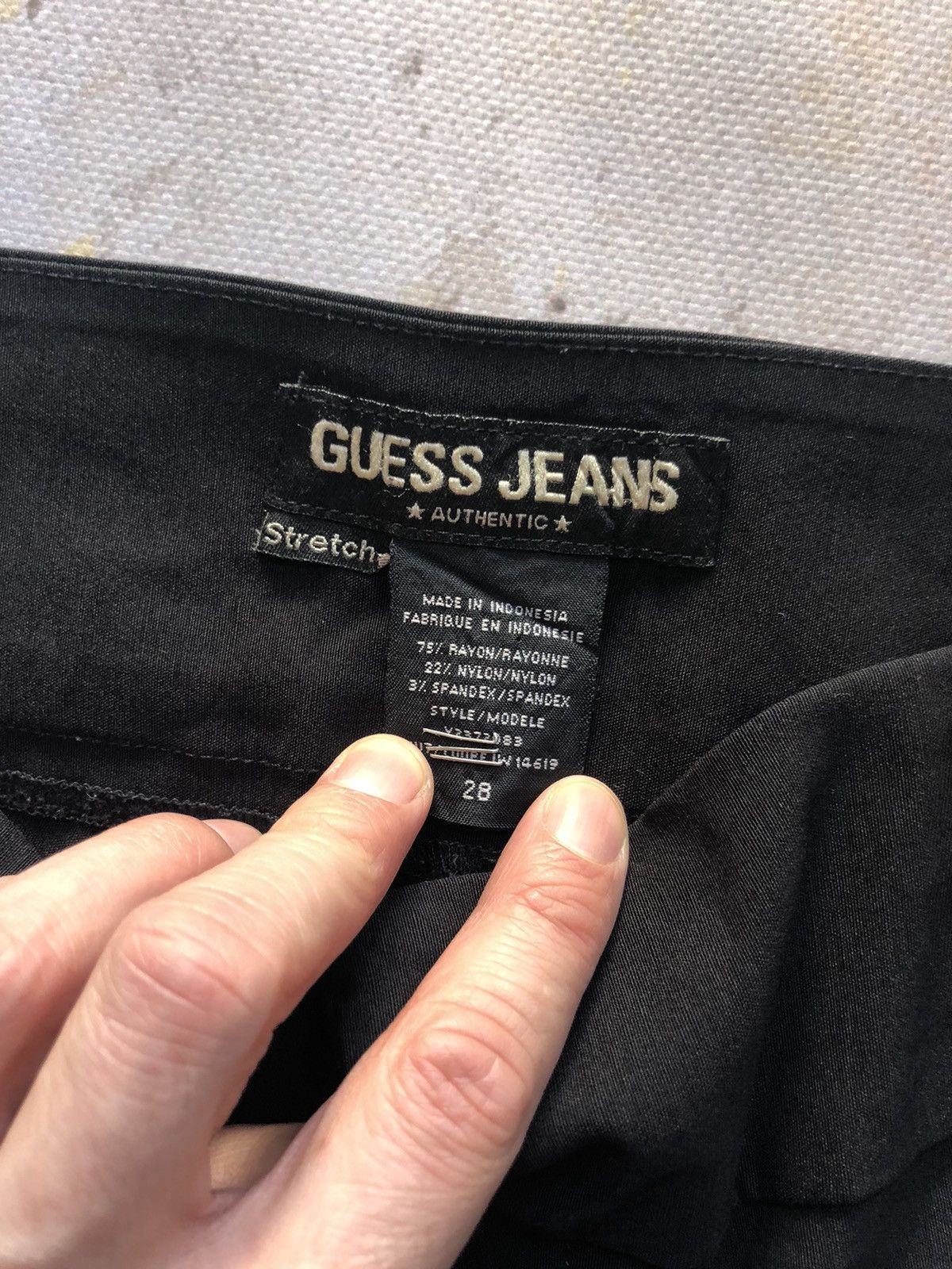 Guess Luxury sexy mob wife style Guess Pants y2k Size 28" / US 6 / IT 42 - 3 Thumbnail