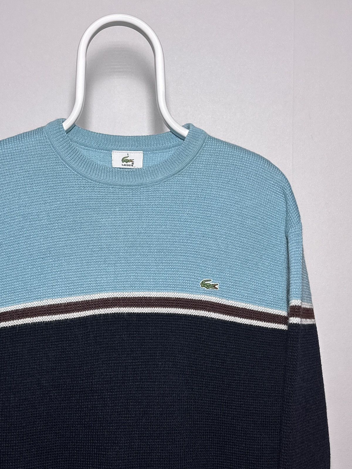 Lacoste Lacoste Vintage Knitted Sweater 90s Size US L / EU 52-54 / 3 - 3 Thumbnail