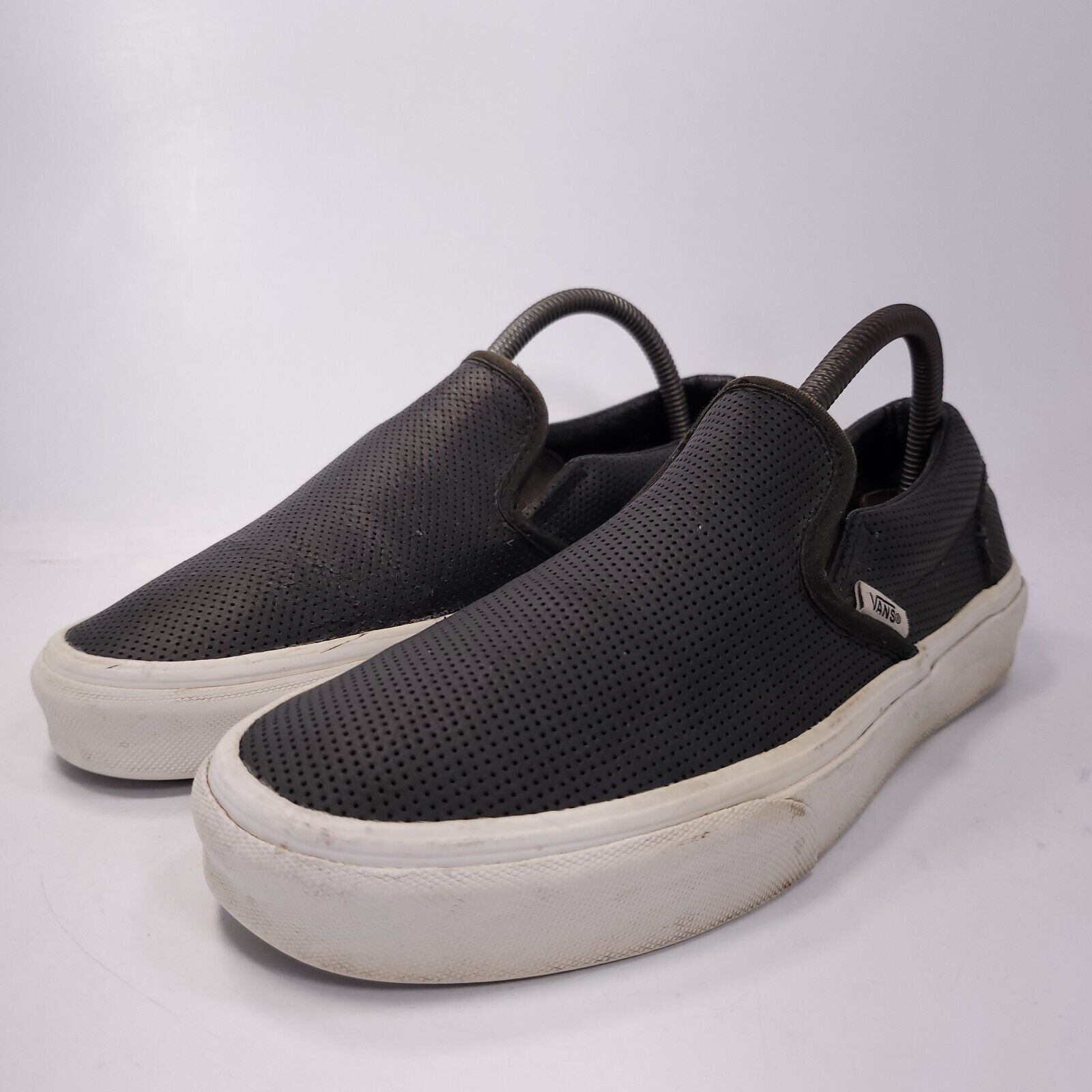 Vans Vans Off the Wall Shoe Womens Size 8.5 Mens 7 TB4R Black Size US 8.5 / IT 38.5 - 1 Thumbnail