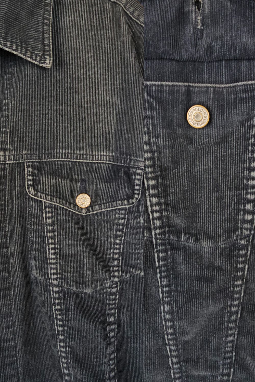 Polo Ralph Lauren PRL Washed Corduroy Trucker Jacket - L (Malaysia, late ’90s) Size US L / EU 52-54 / 3 - 7 Thumbnail