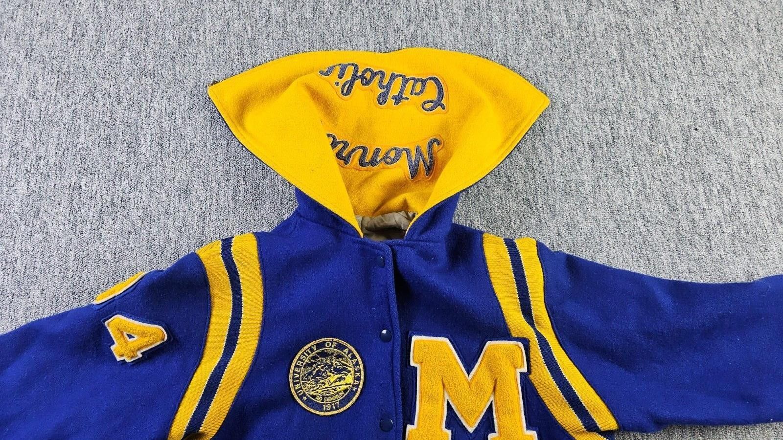 Other 1950s Lasley Knitting Co. Alaska Varsity Jacket Zip Hood L Size L / US 10 / IT 46 - 8 Thumbnail