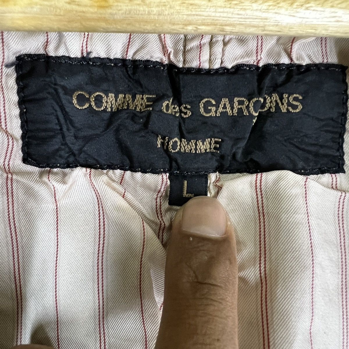 Comme des Garcons Homme 🔥 Comme des Garcons Homme Double Breast Trench Coat Size US M / EU 48-50 / 2 - 16 Thumbnail