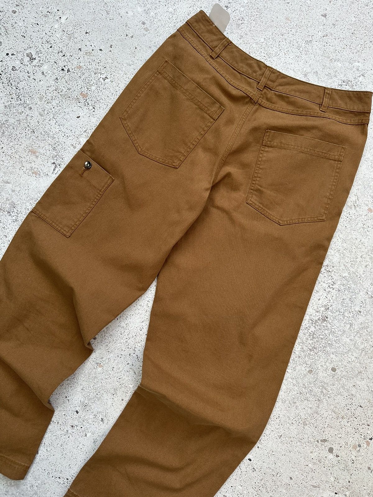 Other Nike Double Panel Heavyweight Cotton Cargo Pants Men Brown M Size US 32 / EU 48 - 8 Thumbnail