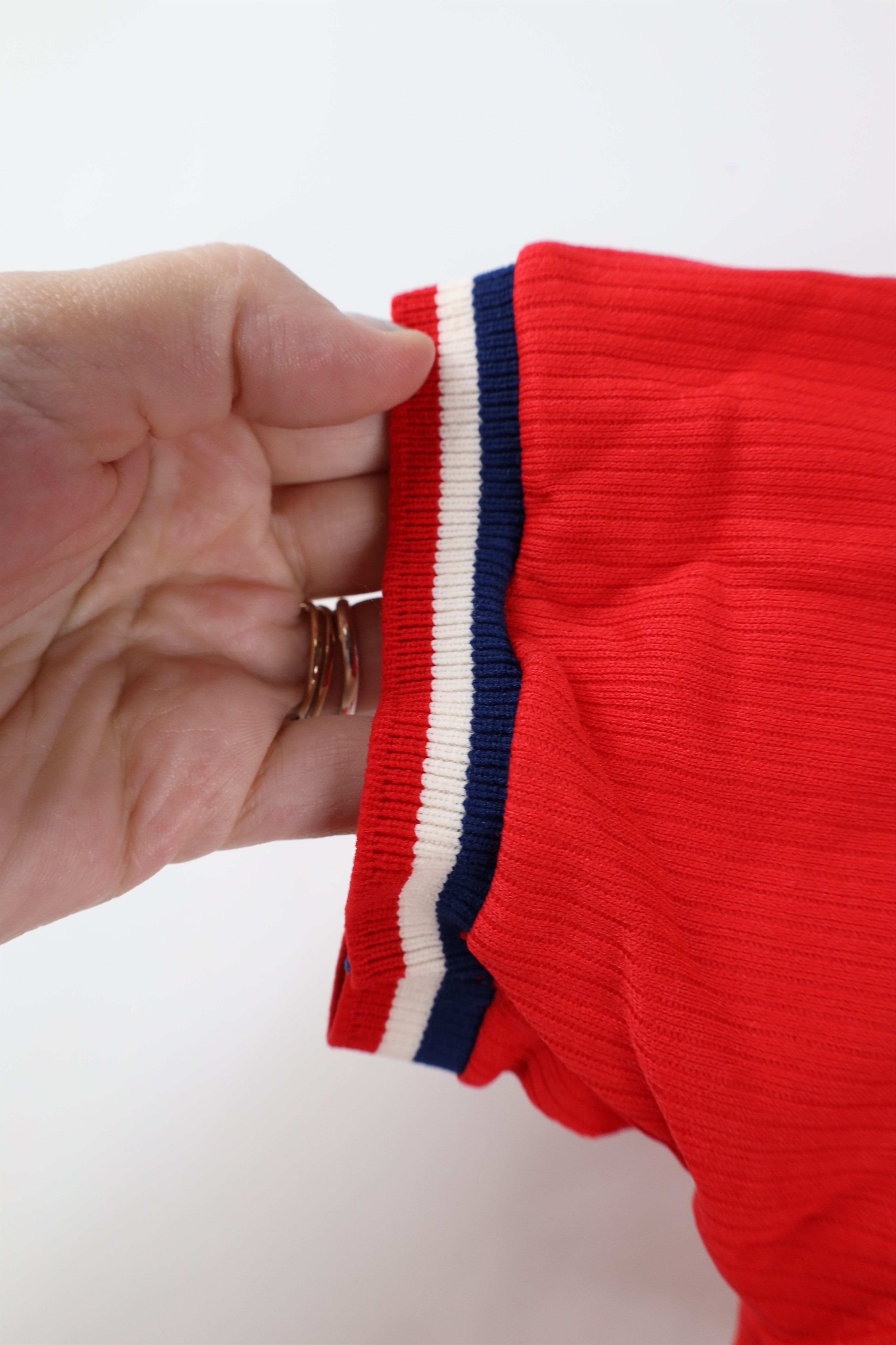 Vintage Vintage 60s 70s Streetwear Ribbed Knit Ringer T-Shirt USA Size S / US 4 / IT 40 - 6 Thumbnail