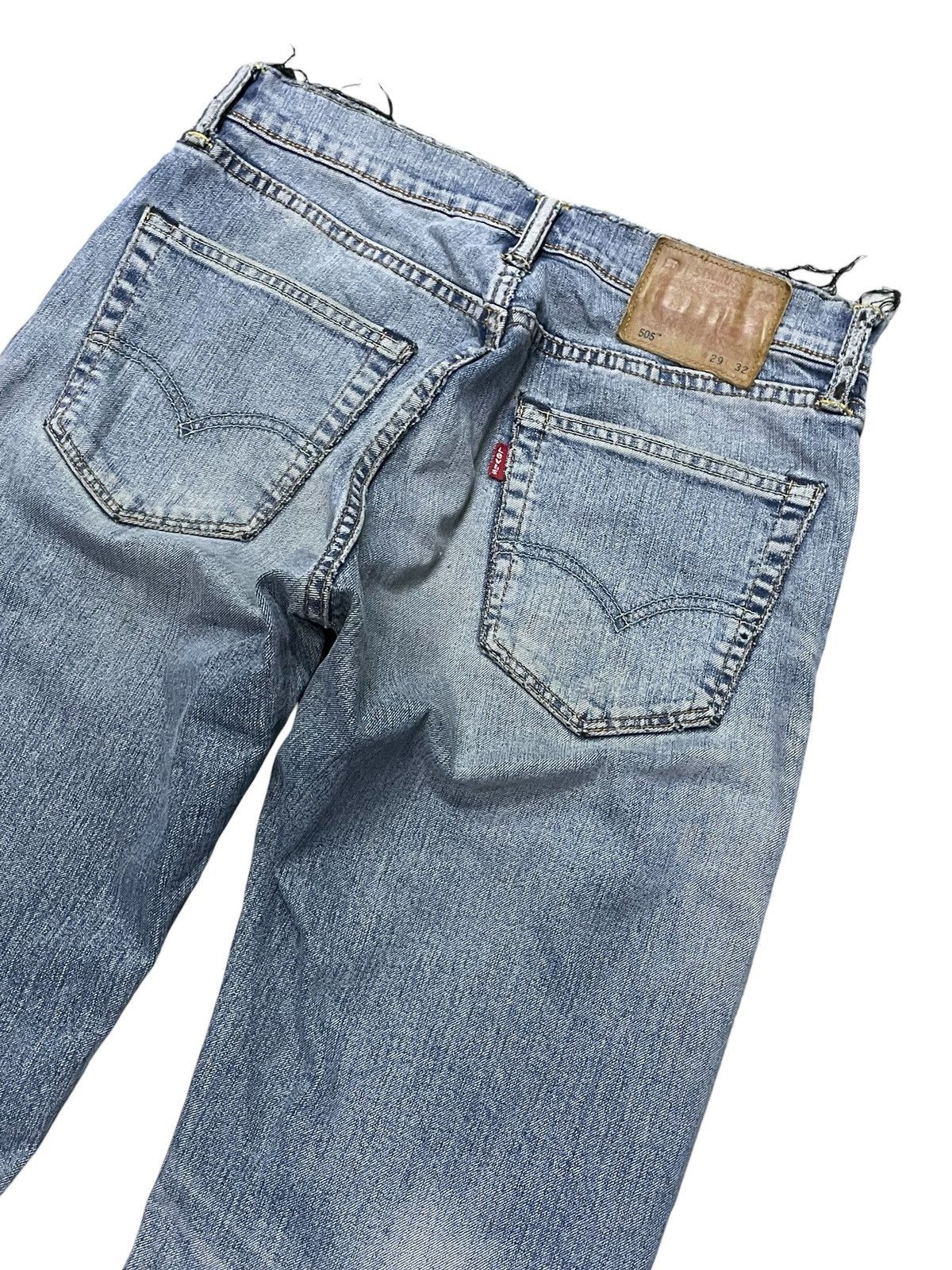 Levi's × Vintage Vintage Levis 505 Distress Denim Pants Size US 29 - 13 Thumbnail