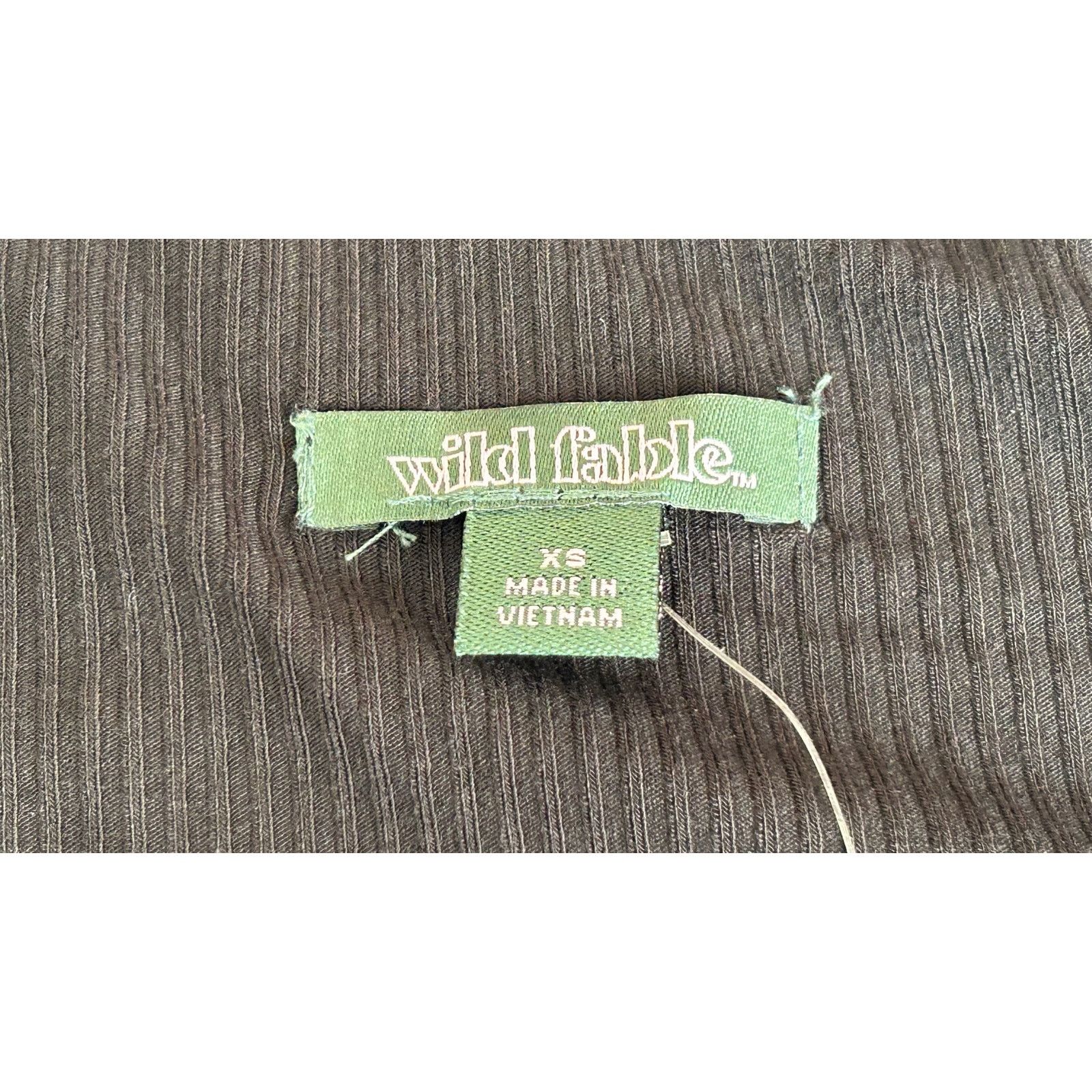 Other Wild Fable | Knit Solid Sleeveless Bodysuit | NWT | XS Size 22" - 3 Thumbnail