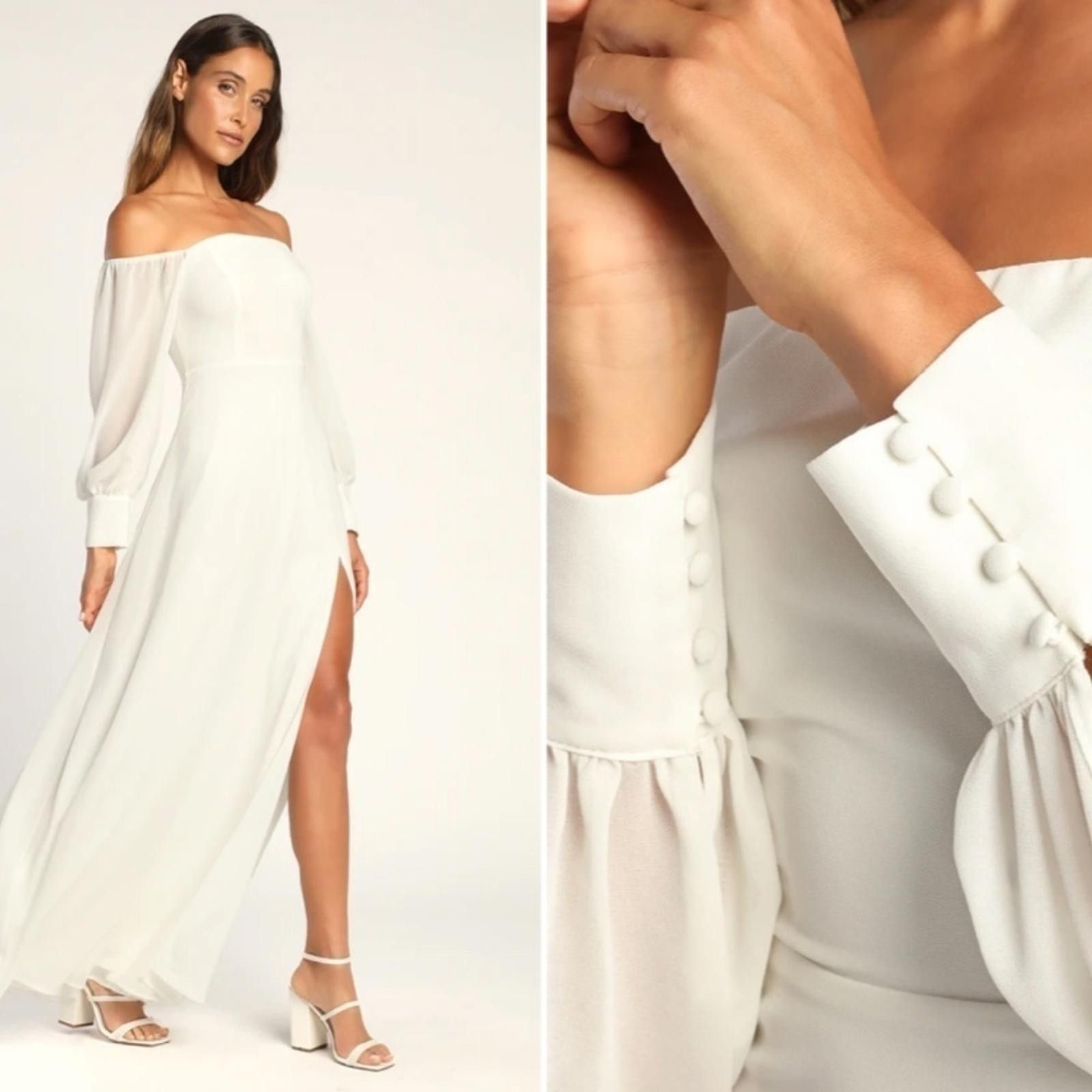 Lulus LULU's Romantic Flowy Bridal Shower Bachelorette Maxi Size XXL / US 16-18 / IT 52-54 - 3 Thumbnail