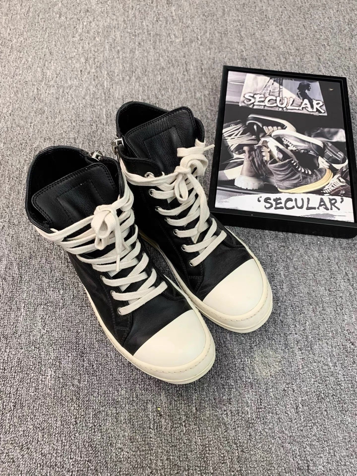 Rick Owens Rick Owens Mainline Leather Shoes K34 Size US 6.5 / IT 36.5 - 1 Thumbnail