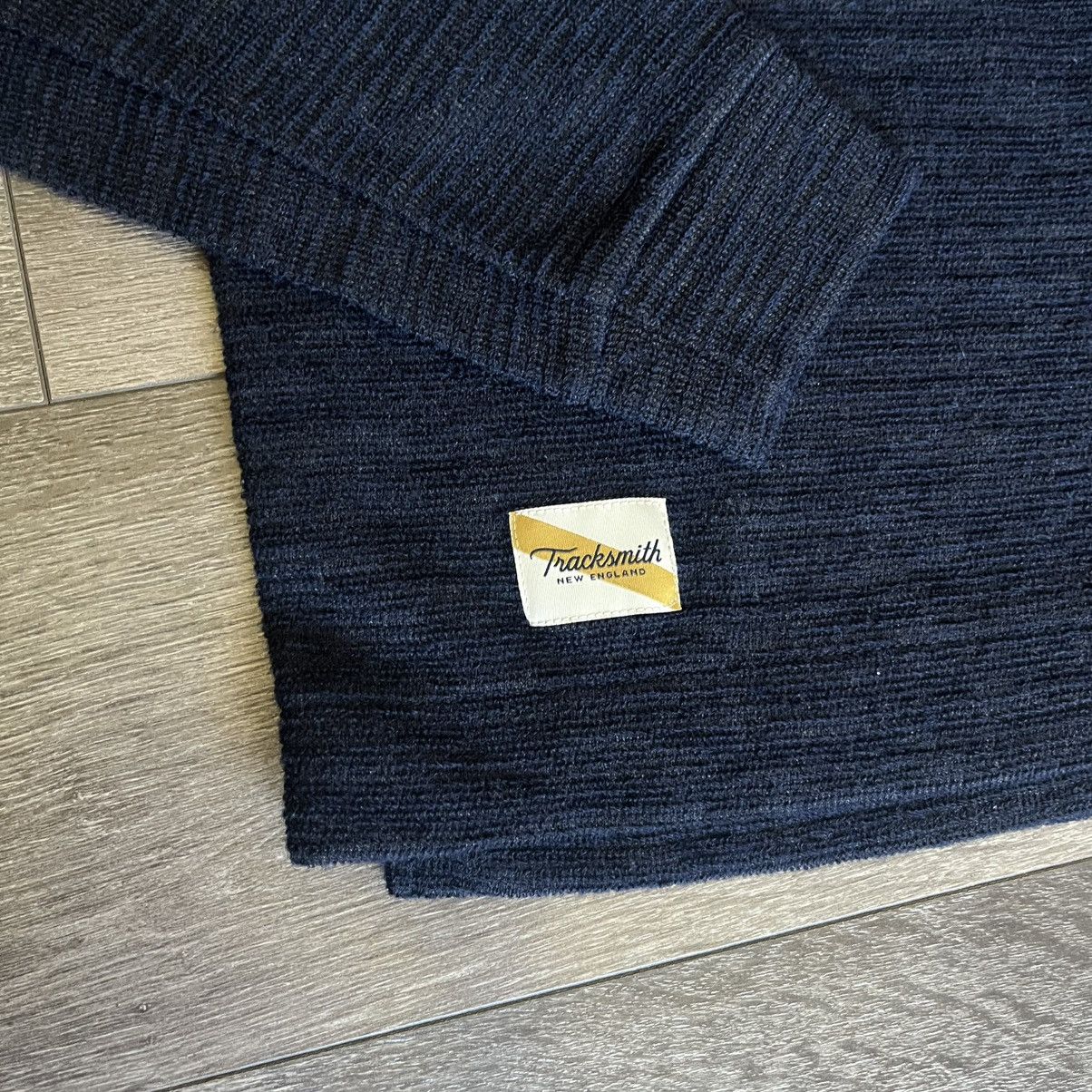 Tracksmith New England Tracksmith New England Rapid Transit Crew Sweater Navy Size US S / EU 44-46 / 1 - 3 Thumbnail