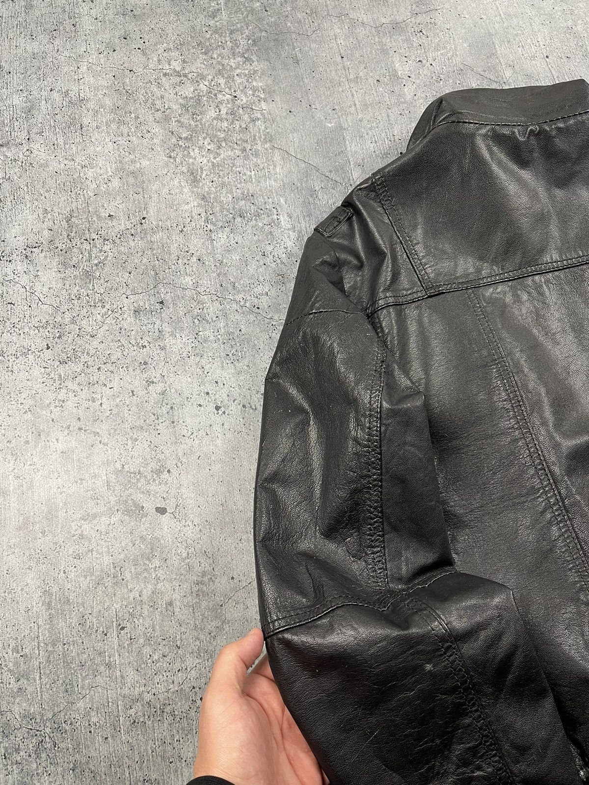 Genuine Leather × Vintage Vintage Bomber Leather Jacket zip Avirex Size US XL / EU 56 / 4 - 7 Thumbnail