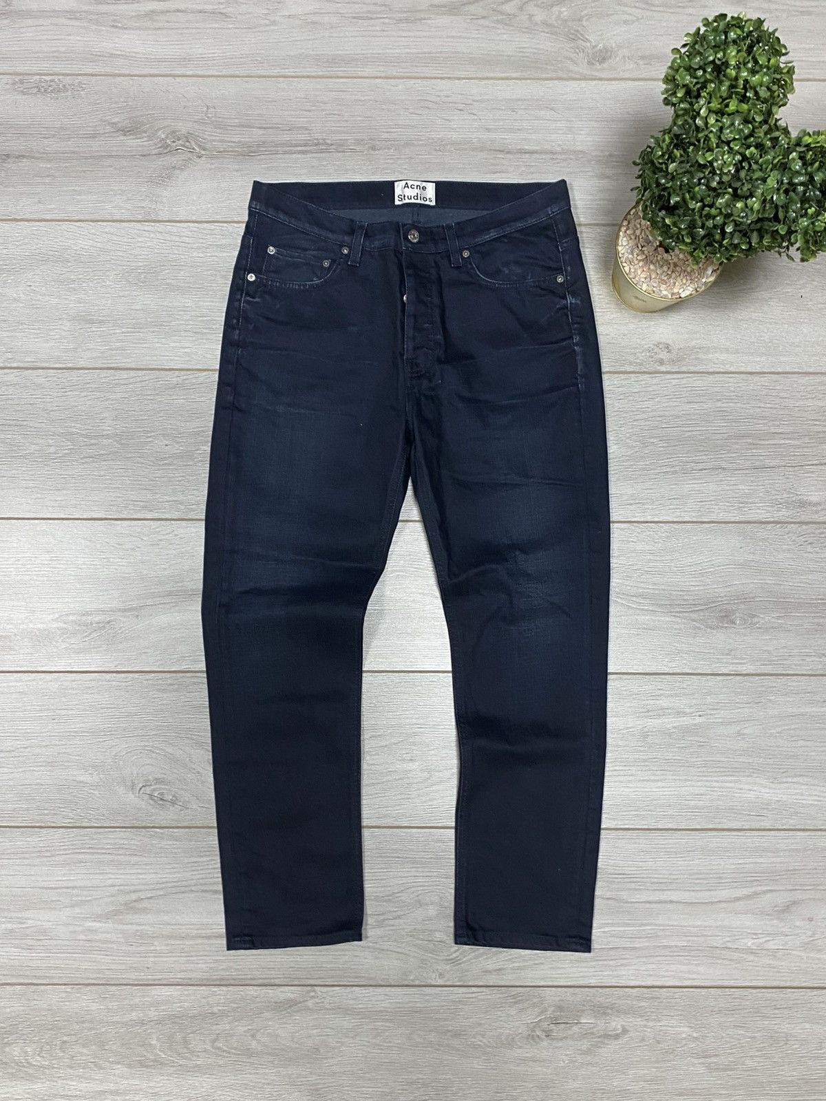 Acne Studios Acne studios town moon twilight denim pants 33/32 Size US 33 - 1 Thumbnail