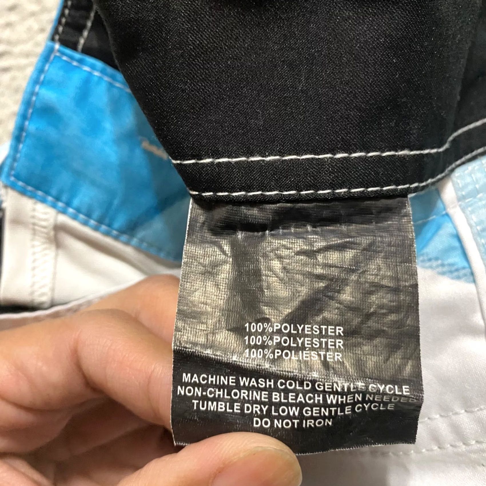 O'Neill O'Neill Shorts Mens 36 Blue Board Plaid Check Outdoor Beach Inseam Size US 36 / EU 52 - 4 Thumbnail