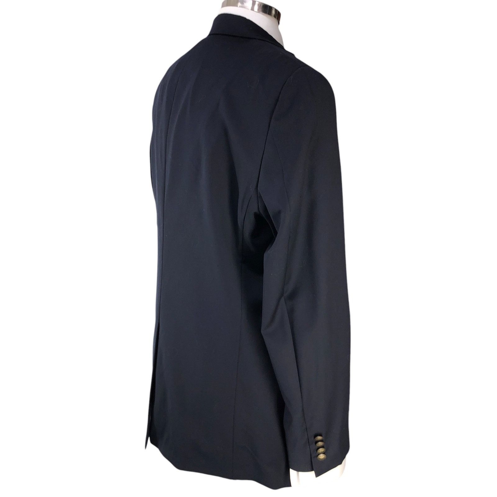 Hart Schaffner Marx Hart Schaffner Marx HSM Size 42L Blazer Navy Bronze Button Size 42L - 9 Thumbnail