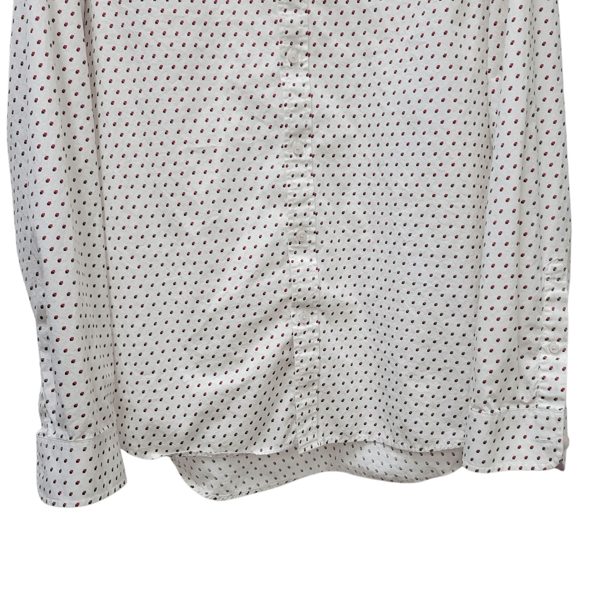 Michael Kors Michael Kors Classic Fit Polka-dot Shirt Men's Size Large Size US L / EU 52-54 / 3 - 5 Thumbnail