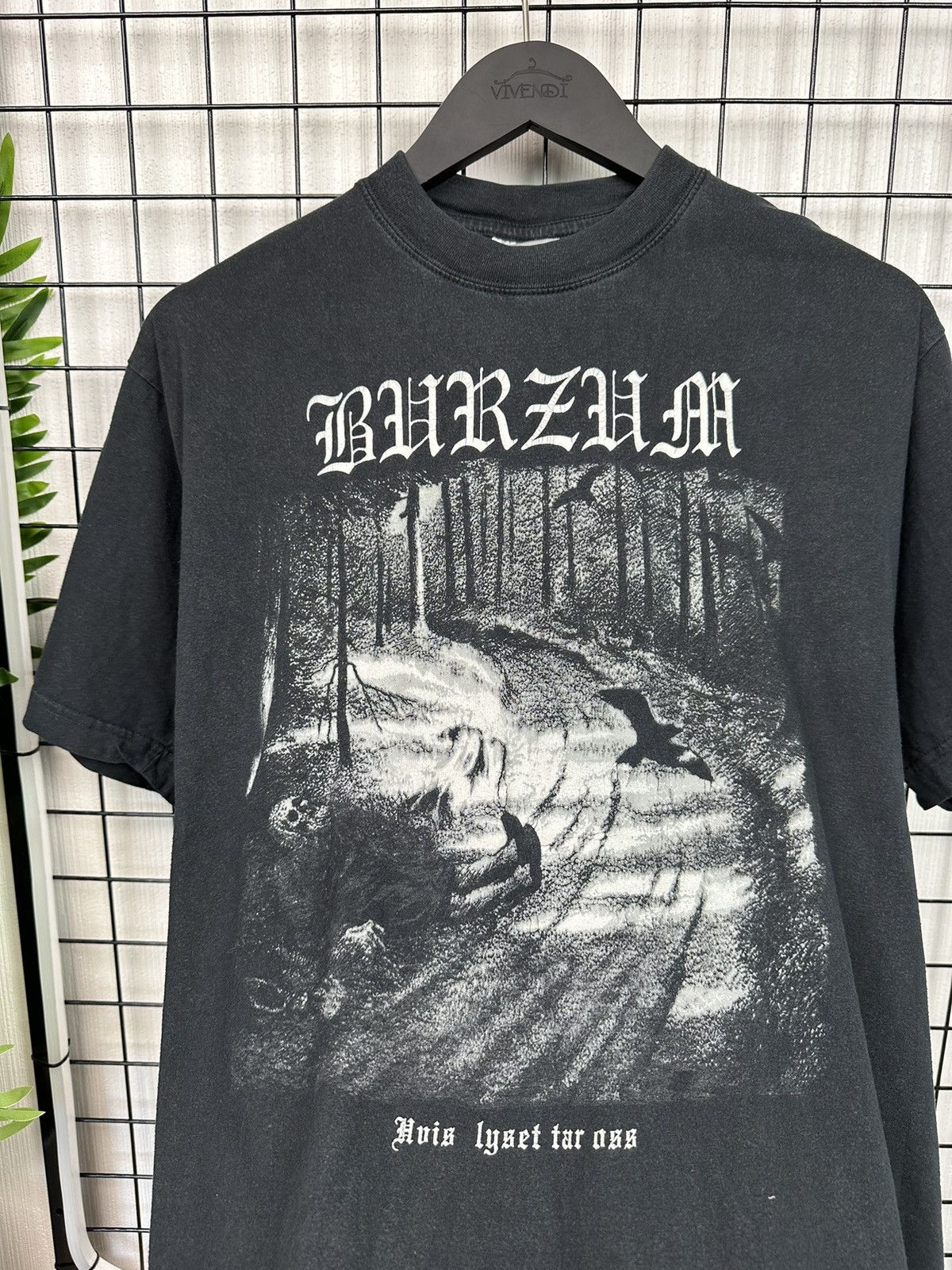 Band Tees × Vintage Vintage rare 90s Burzum Hvis lyset tar oss T-shirt Men L Size US L / EU 52-54 / 3 - 3 Thumbnail