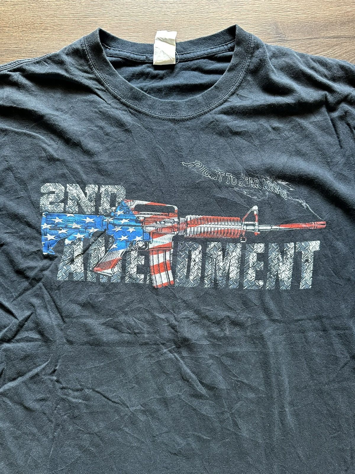 Vintage Vintage 2nd Amendment T-Shirt Size US XL / EU 56 / 4 - 5 Thumbnail