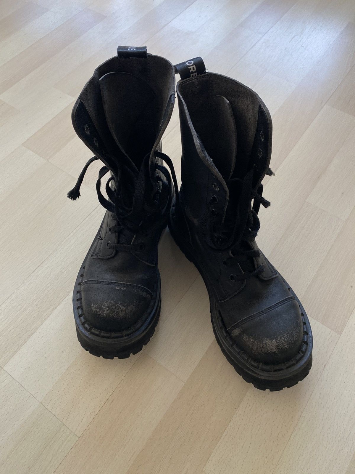 Designer Leather Heavy Altercore Boots Size US 8 / IT 38 - 5 Thumbnail