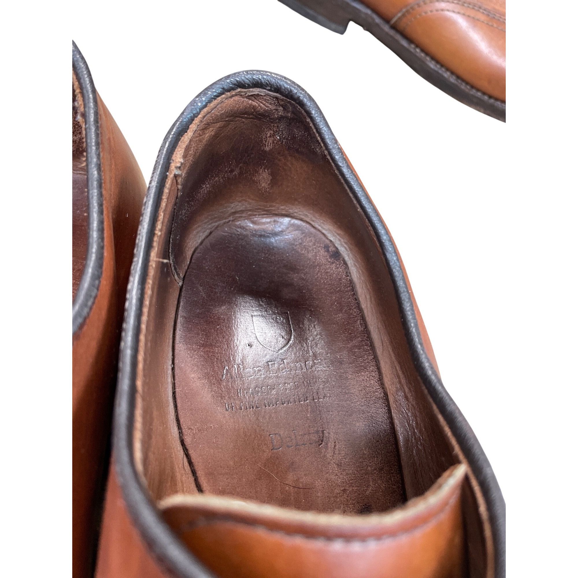 Allen Edmonds Allen Edmonds Delray Mens brown leather derby oxfords shoes Size US 9 / EU 42 - 16 Thumbnail