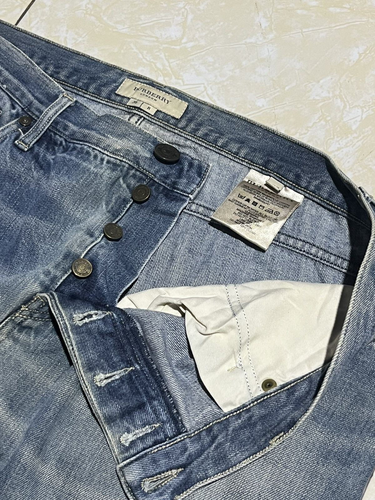 Burberry Burberry blue jeans selvedge Size US 36 / EU 52 - 8 Thumbnail