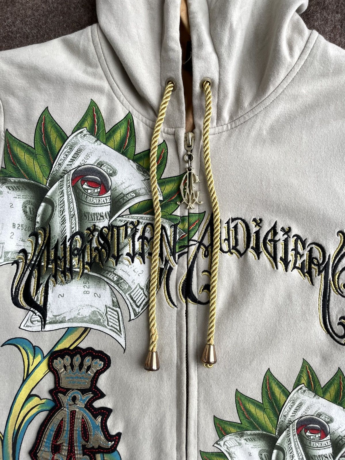 Christian Audigier Christian Audigier Zip Hoodie Size L / US 10 / IT 46 - 5 Thumbnail