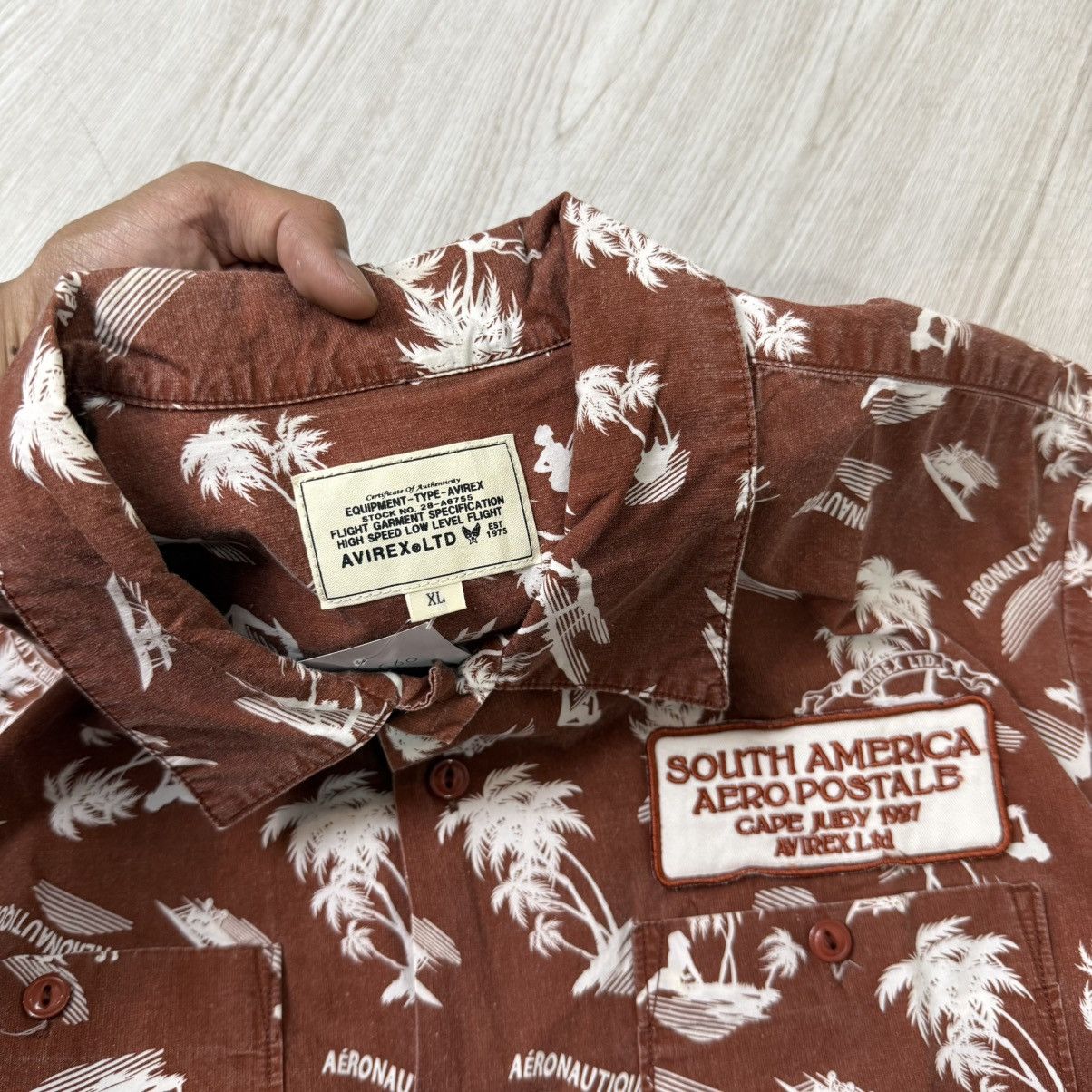 Avirex AVIREX LTD hawaii shirts aeronatique Size US XL / EU 56 / 4 - 5 Thumbnail