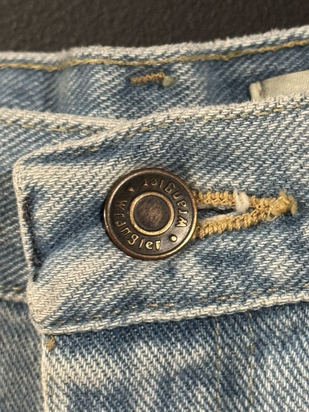Wrangler 90s / 00s Vintage Wrangler Faded Stone Wash Denim Jeans 36 Size US 36 / EU 52 - 4 Thumbnail