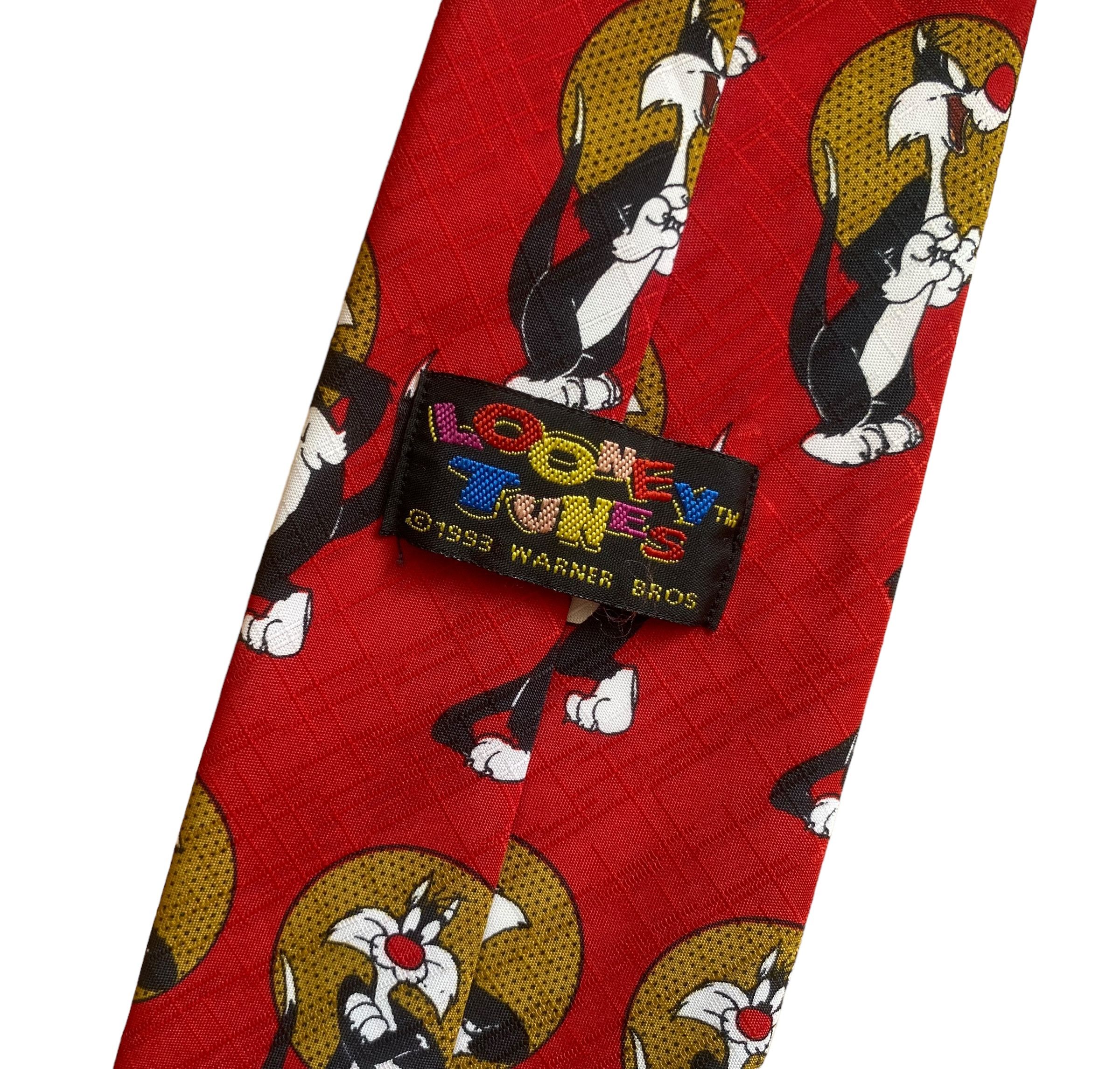 Vintage × Warner Bros 1993 Looney Tunes warner bros tie Size ONE SIZE - 2 Thumbnail