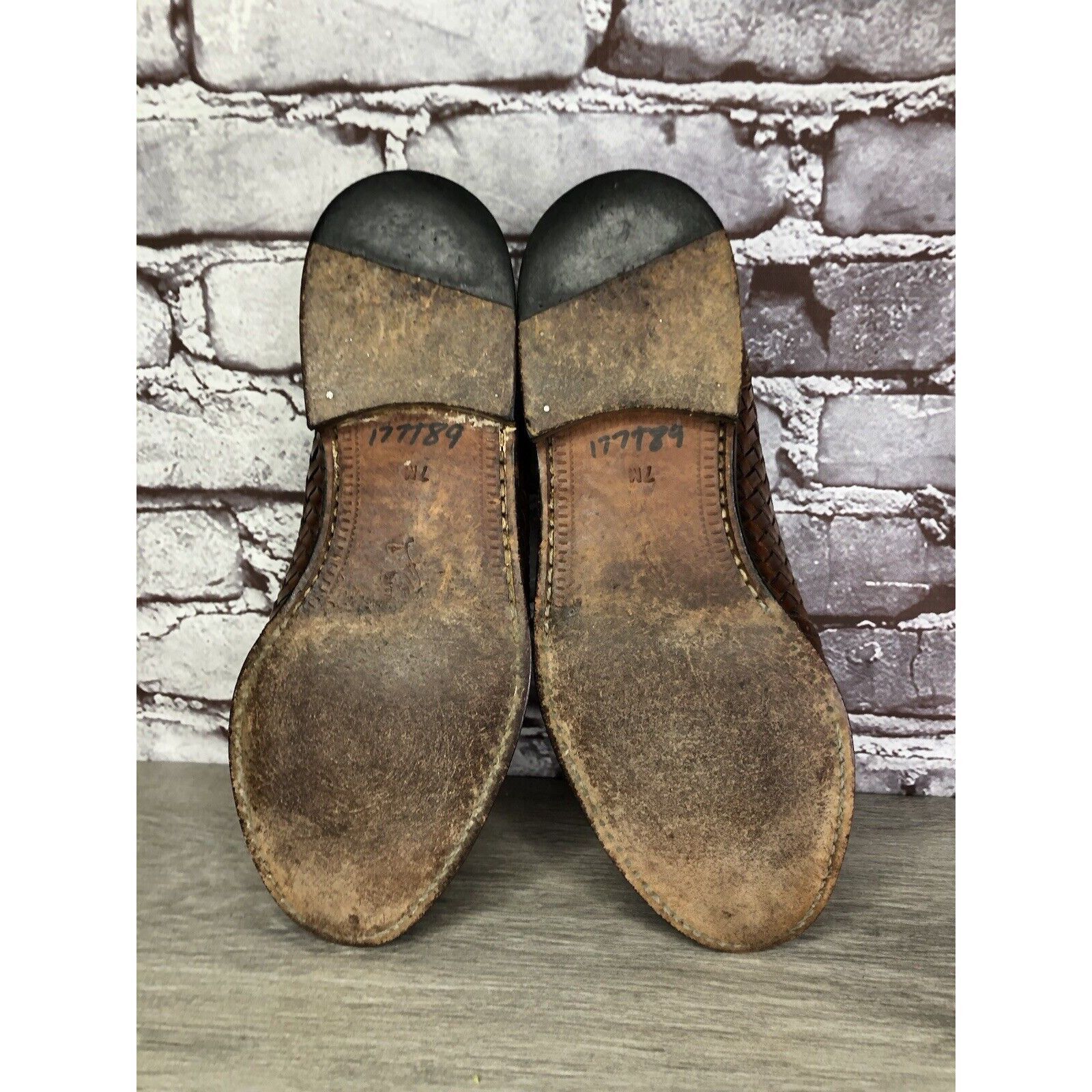 Mezlan Mezlan Alicante Brown Weave Leather Kiltie Tassel Dress Shoe Size US 7 / EU 40 - 14 Thumbnail
