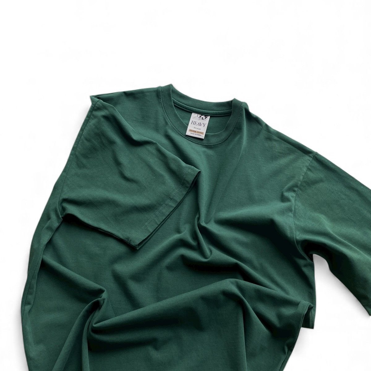 Japanese Brand Oversized heavyweight cotton blank t-shirt Size US XL / EU 56 / 4 - 8 Thumbnail