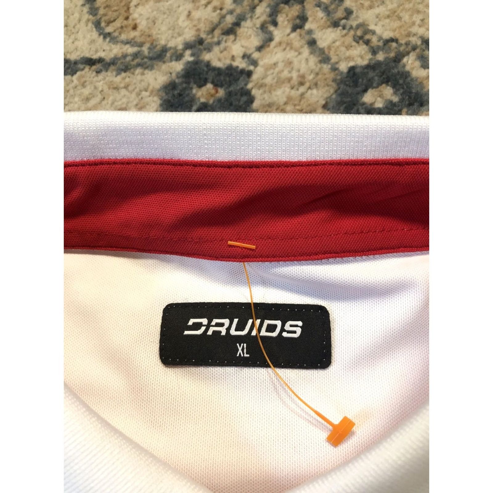 Vintage Druids Polo Shirt Mens XL White Band Polo Golf Performance Short Sleeve Size US XL / EU 56 / 4 - 7 Thumbnail